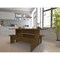 Manhattan Comfort Rectangle NoMad 67.91 Dining Set of 3 in Nature, 67.91 W, 32.48 L, 29.92 H, MDF, Nature 126GMC77 - alternate 1